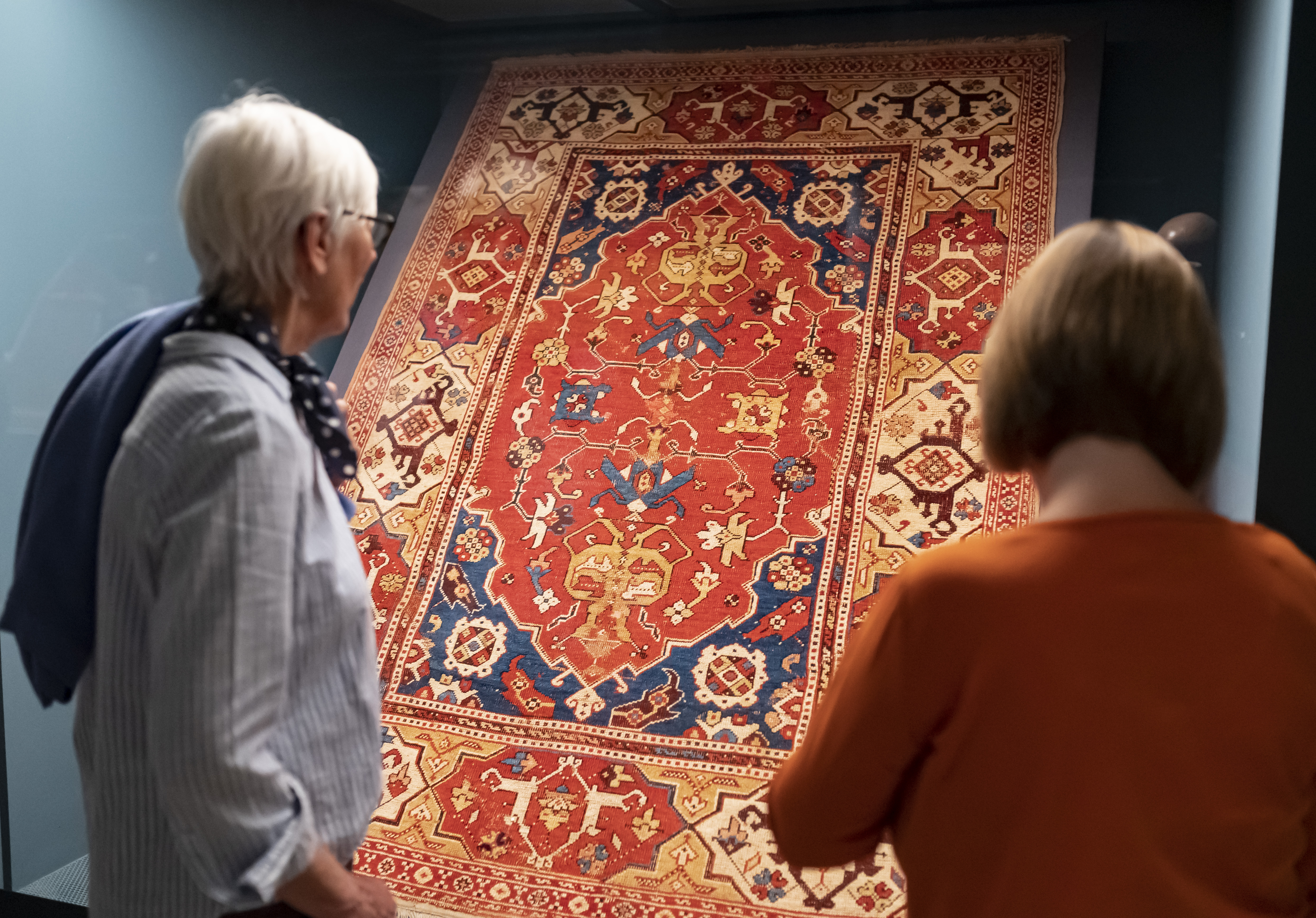 Impression Doppelnischenteppich osmanisch, 1. Hälfte 17. Jh., Ungarisches Nationalmuseum Budapest Impression Doppelnischenteppich osmanisch, 1. Hälfte 17. Jh., Ungarisches Nationalmuseum Budapest