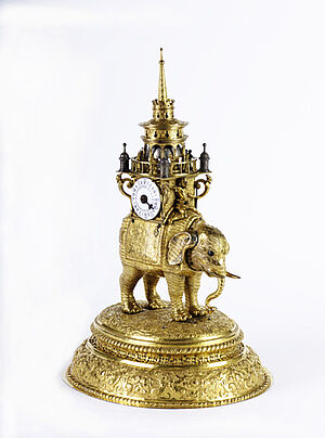 Figurenuhr Elefant Augsburg, um 1580, Privatstiftung Esterhazy Figurenuhr Elefant Augsburg, um 1580, Privatstiftung Esterhazy