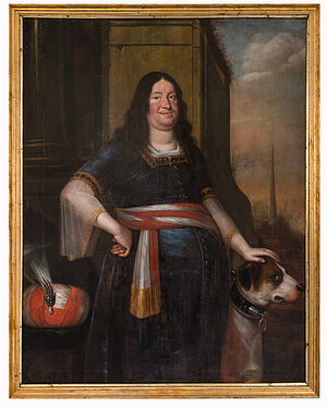 Markgraf Leopold Wilhelm von Baden-Baden in ungewohnter Kleidung, 2. Hälfte 17. Jh. Markgraf Leopold Wilhelm von Baden-Baden in ungewohnter Kleidung, 2. Hälfte 17. Jh.