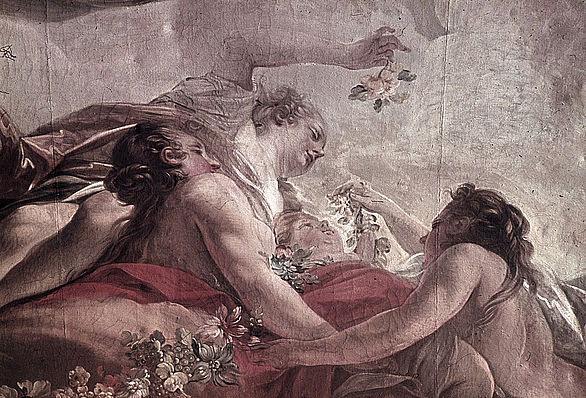 Ceiling painting in the Marble Hall
