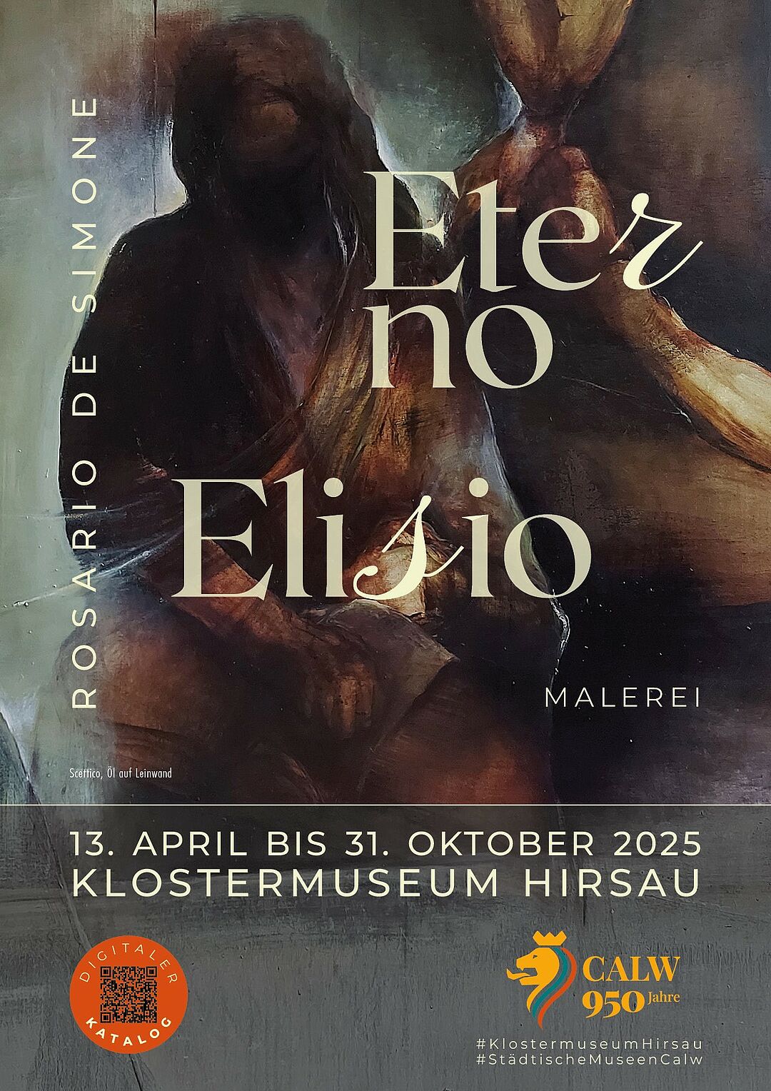 Plakat zur Ausstellung Eterno Elisio